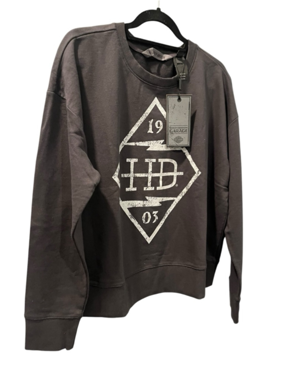 Harley Davidson NWT 2017 Garage Collection Pullover Sweater Women's Size 2XL - Picture 3 of 5